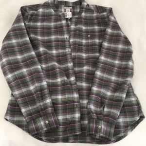 NWT LL Bean Flannel Ladies Shirt